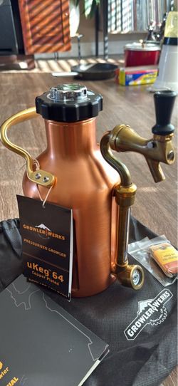 Copper Pressurized Growler – Open Box, Never Used