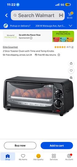Elite Gourmet toaster oven