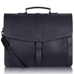 Men’s Briefcase black Leather Bag 