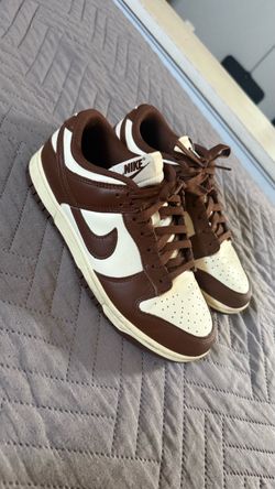 Nike Dunk Low Brown and White Sneakers