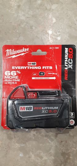 Milwaukee 18-V 5.0 battery 🎈FIRM PRICE🎈