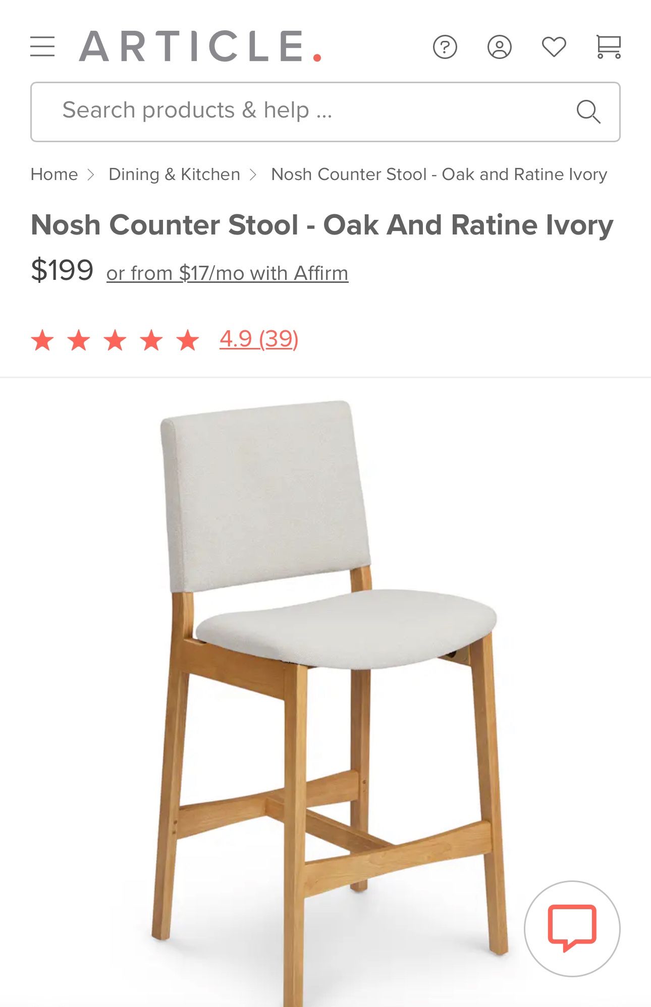 Article Furniture Counter Stools