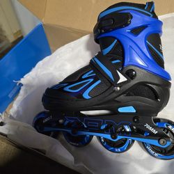 2 PM Sport Vinal.boys And Girl Adjustable Sizefrom 8-9-10 With Light Wheels  Size Medium #368