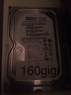 Western digital 160gb hard drive