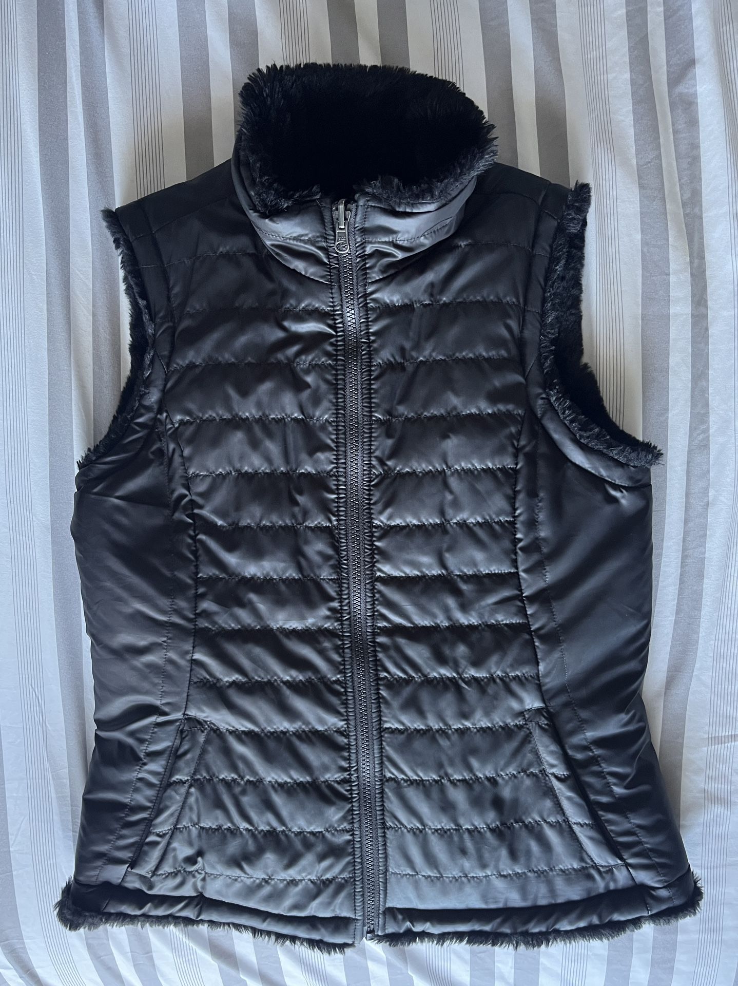 Black Reversible Vest Size S