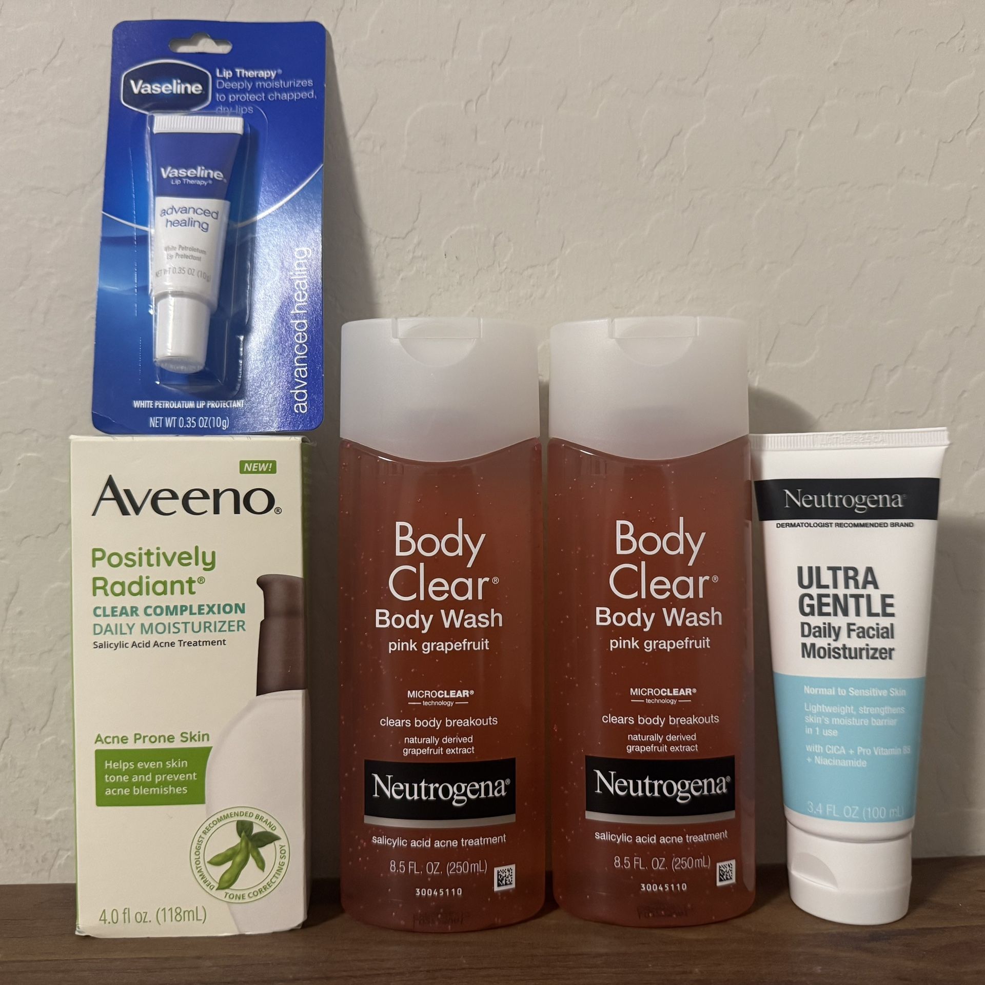 Neutrogena Body Wash Aveeno Lotion Bundle
