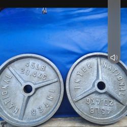 45lbs Weights