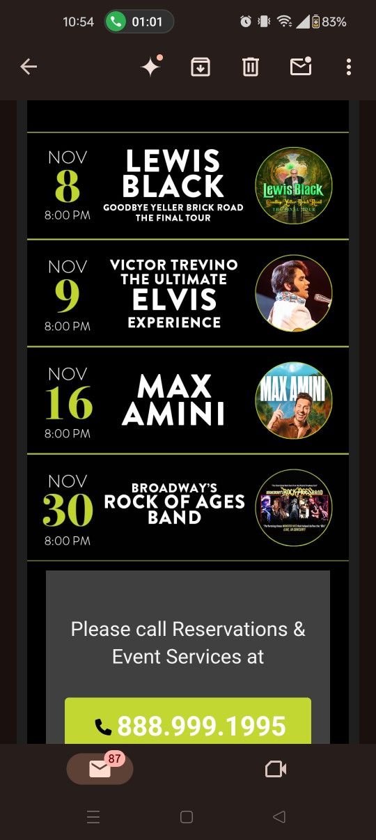 Lewis Black, Max Amini , Broadway Rock Of Ages Band