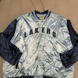 Vintage 1990s Blue Lakers Jacket 2XL