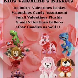 Kids Valentine’s Day Baskets 