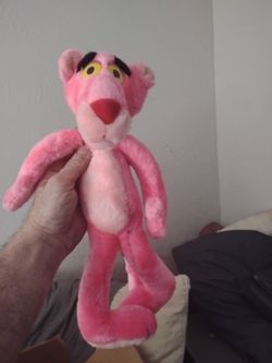 Pink panther stuffed animal