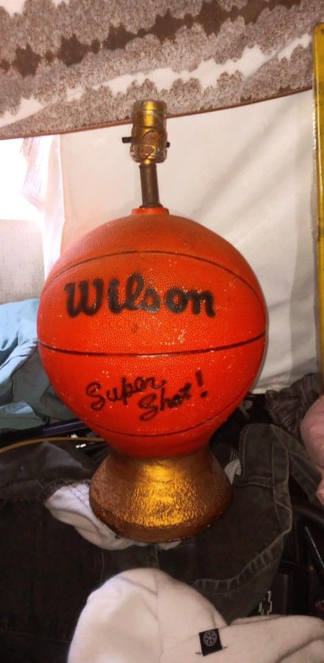 Vintage 1979 Wilson Basketball Lamp