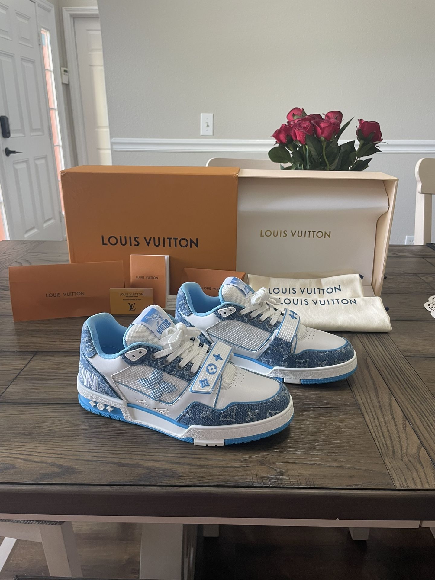 Louis Vuitton Trainer Monogram Denim Size 10 US Men, 8.5 UK Men