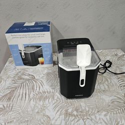 countertop ice maker makes 16lbs black