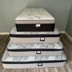 Full Bamboo Plush Comfort Europillow Top 12inch Matres!!