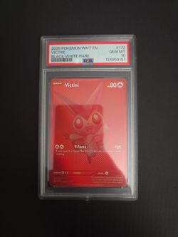 Pokemon Cards Victini 172/086 PSA 10