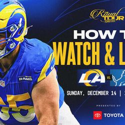 Los Angeles Rams Vs. Detroit Lions