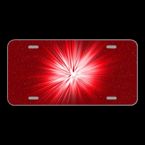 License Plate Novelty Car Front Celestial Body Star Starry Sky Space