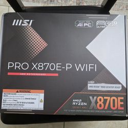 MSI X870E-P PRO WIFI AMD AM5 GAMING MOTHERBOARD