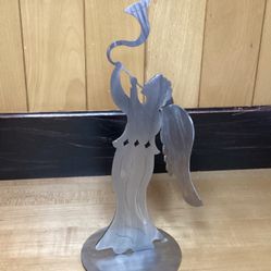 Angel Metal Sculpture Signed Amy Hess (NY Artist)(12 02 11 250)