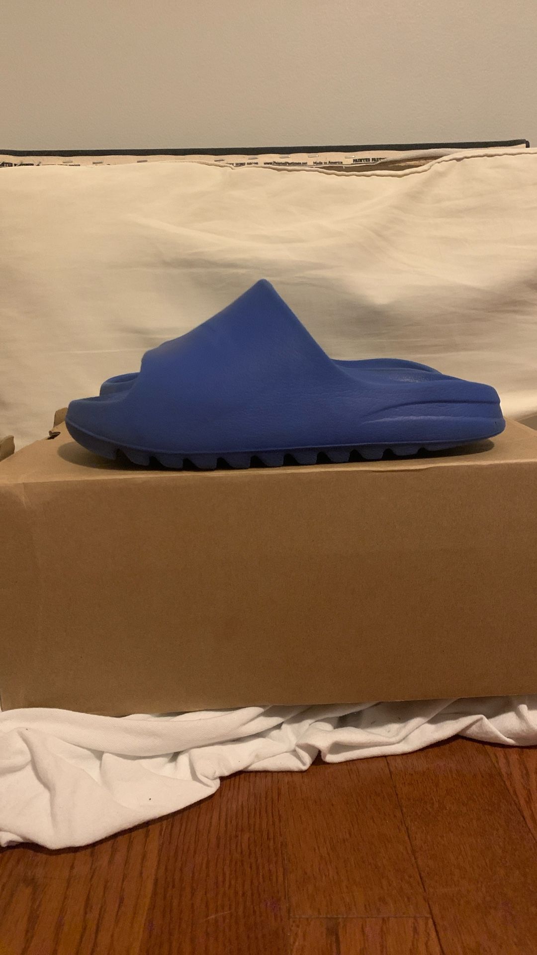 Adidas Yeezy Slide Azure Blue Size 5