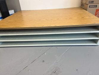 Safco Giant Stacking Trays Flat File art design classroom storage