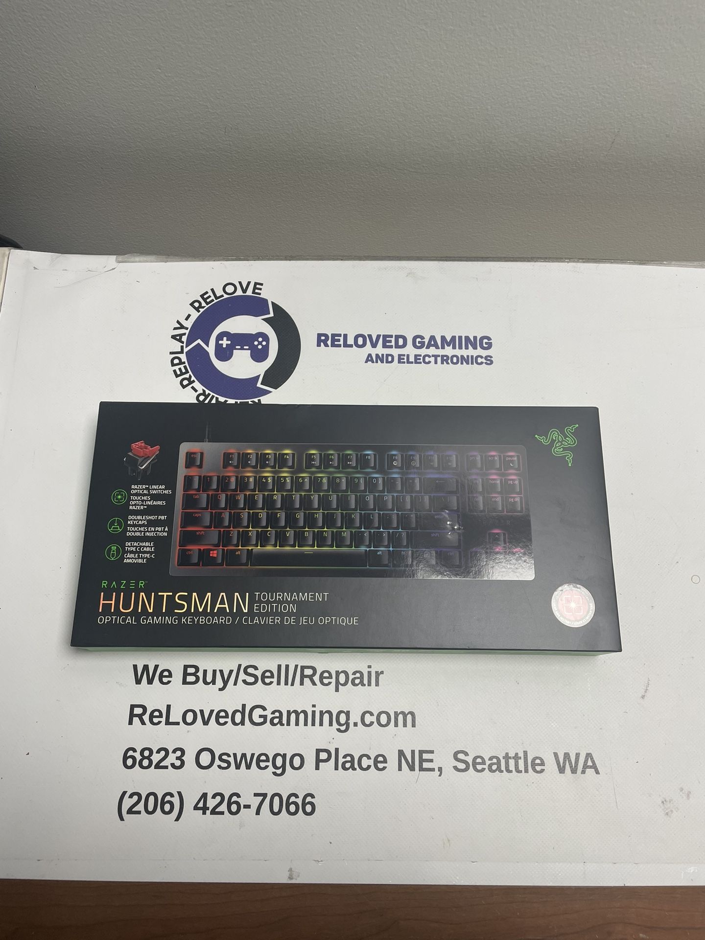 Razer Huntsman Tournament Edition Keyboard - Sealed - For Sale Or Trade