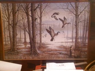 Letterman oil Painting