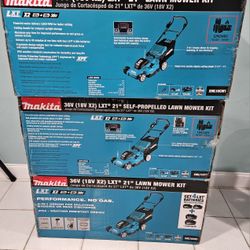 new makita battery lawn mower never used $400
