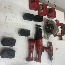 Milwaukee M18 Tools