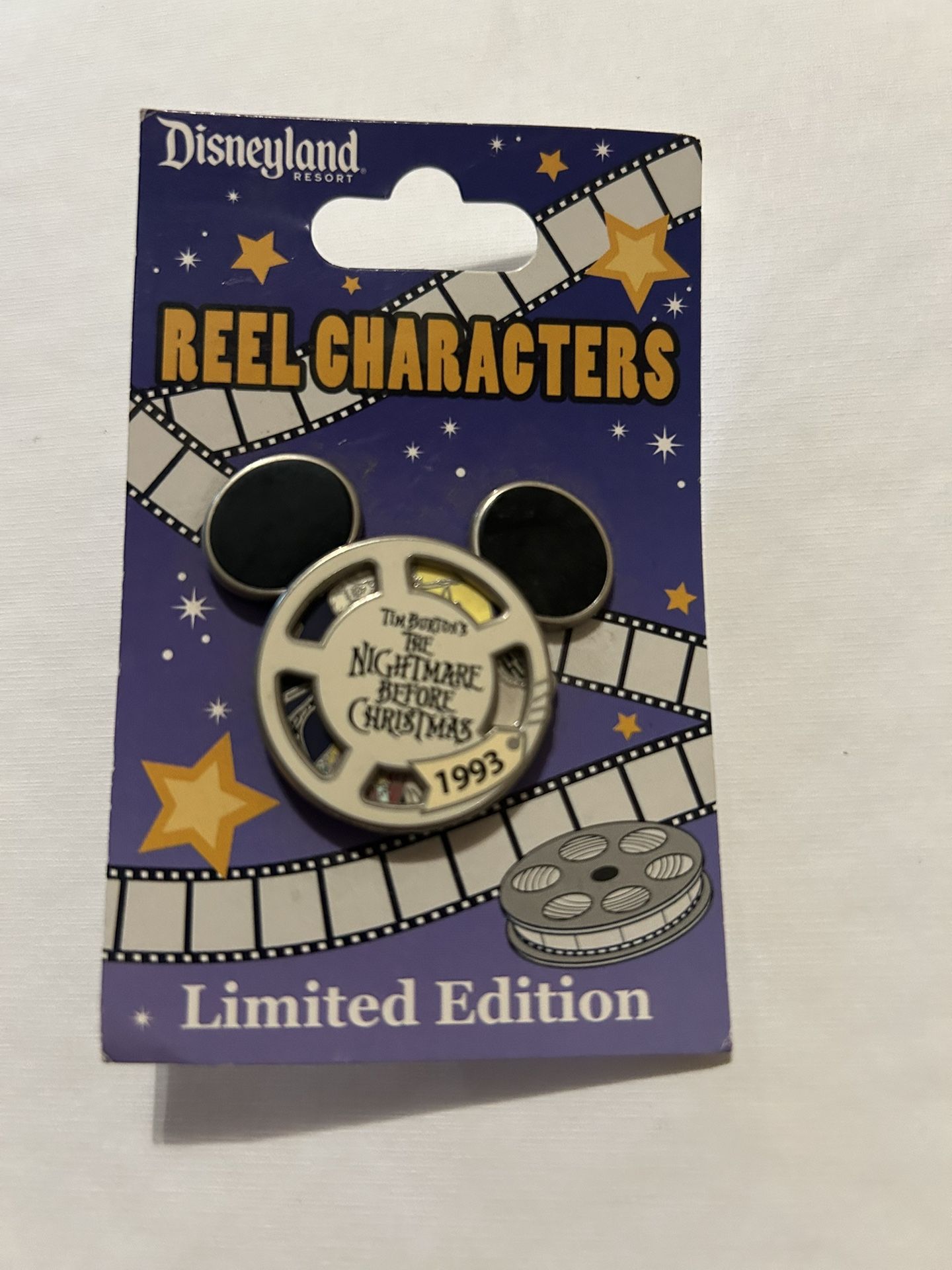 New Disney Reel Characters Nightmare Before Christmas Pin LE 1000