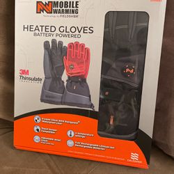 NIB- Heated Gloves; Battery Powered; Medium; Unisex