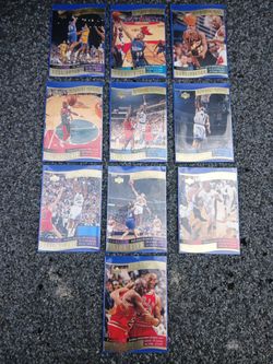 NBA 1(contact info removed) Upper Deck "Memorable Moments" Basketball Ball Card Lot