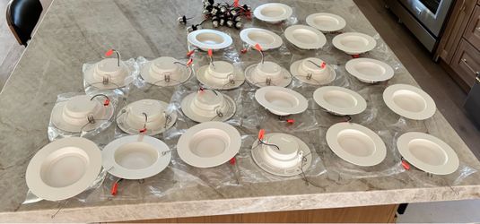 24 Pack 6 Inch Retrofit LED Recessed Lights