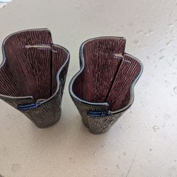 Dark Purple Candle Holder Set 