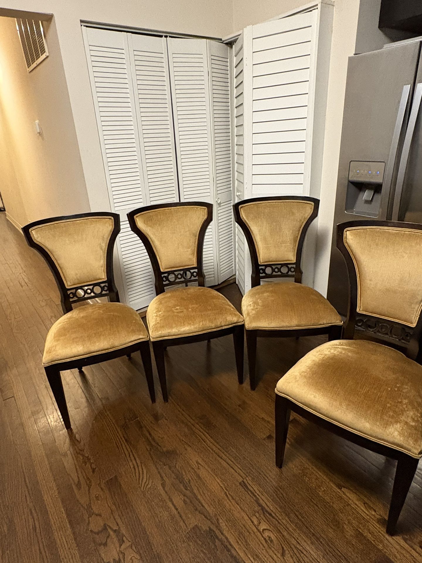 Luxury CENTURY FURNITURE Dining Chairs – Set of 4 (High-End Designer Quality) 