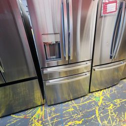 Ge Profile 36 Inch French Door Refrigerator Stainless Steel 