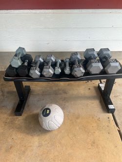 Weights w/bench