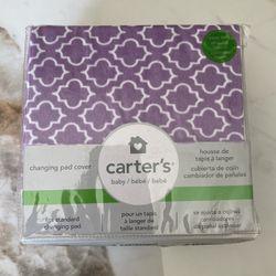 Carter’s Purple Changing Pad Cover Brand New