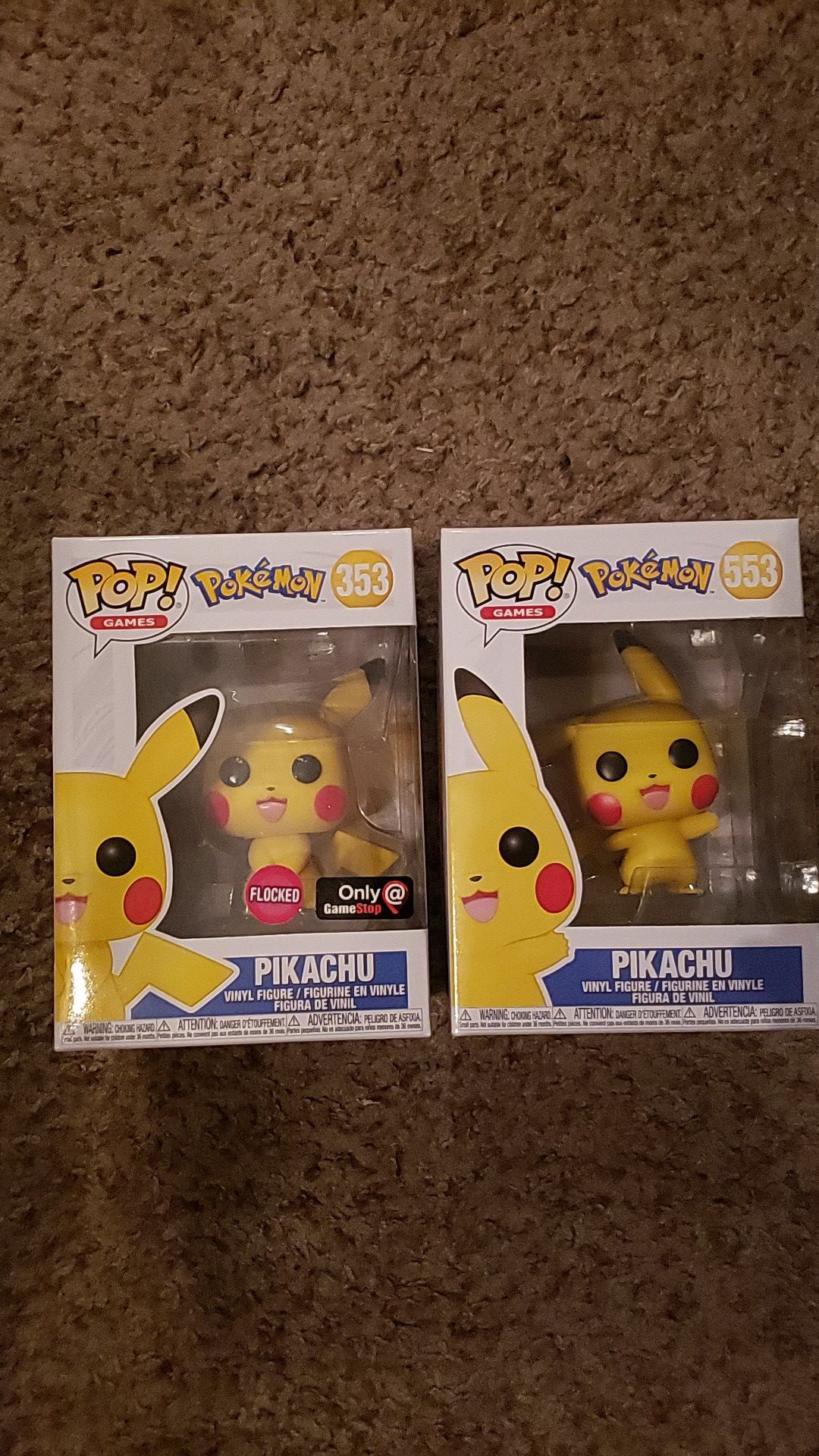 Funko Pop Pokemon Pikachu Set