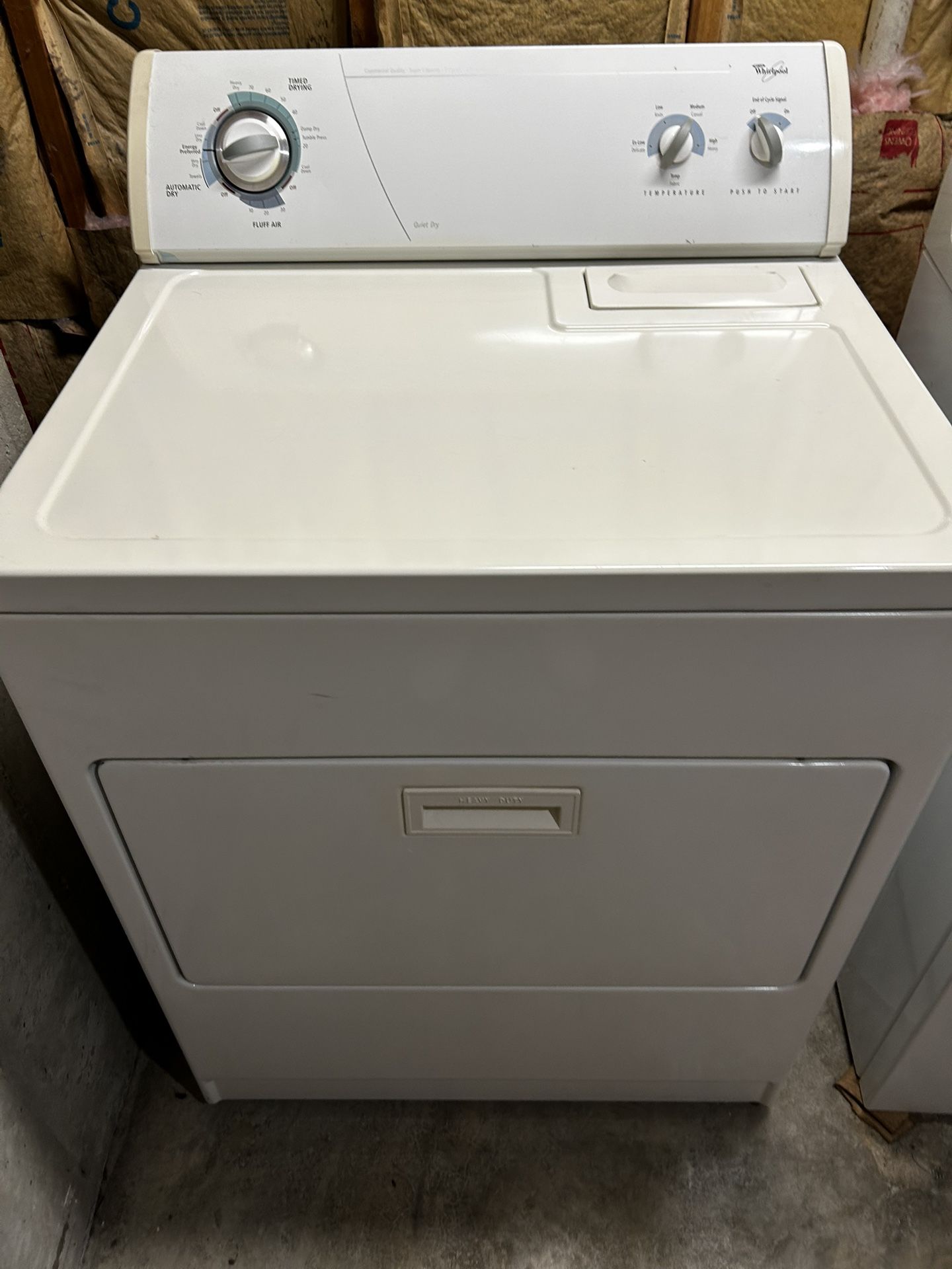 Electric Whirlpool Dryer
