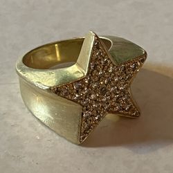14k STAR RING