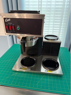 Curtis Cafe 3DB10A000 16 inch Coffee Brewer Manual fill with 3 Warmers