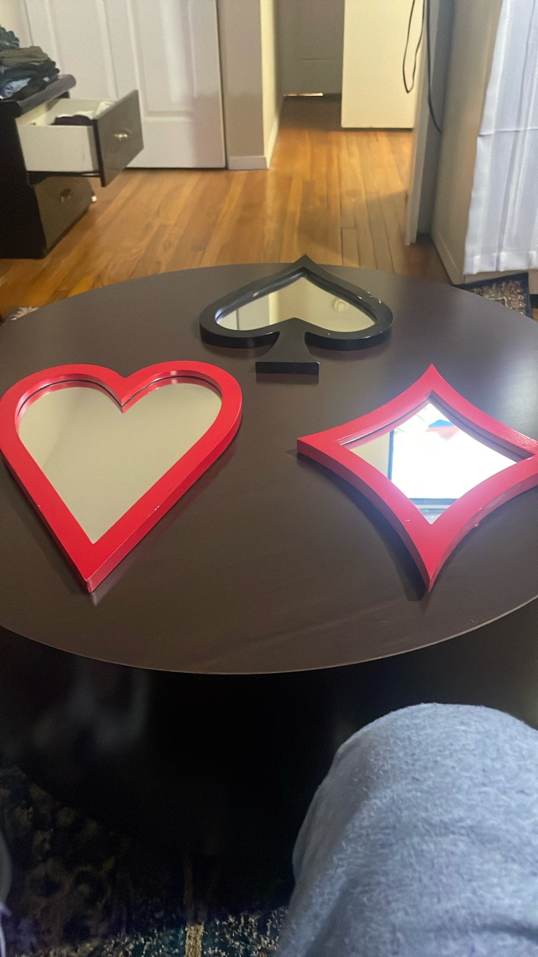 3 Póker Mirror Set