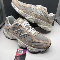 New Balance 9060 Beige Grey Shoes Sneakers Mens Size 12 New!