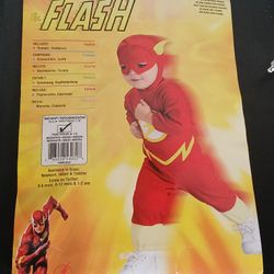 New The Flash Infant Halloween Costume DC Comics Justice League Sz 6 - 12 Months