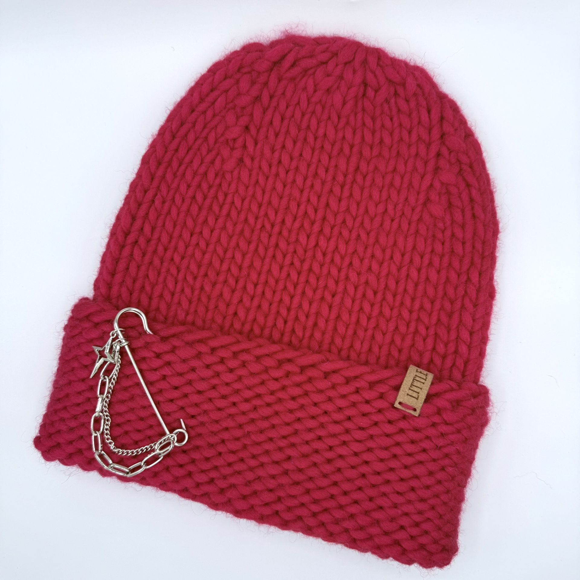 Handmade Chunky Beanie — Thick Knit Hat, Warm Winter 