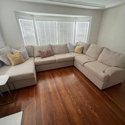 3 PIECE SECTIONAL W/LAF CHAISE