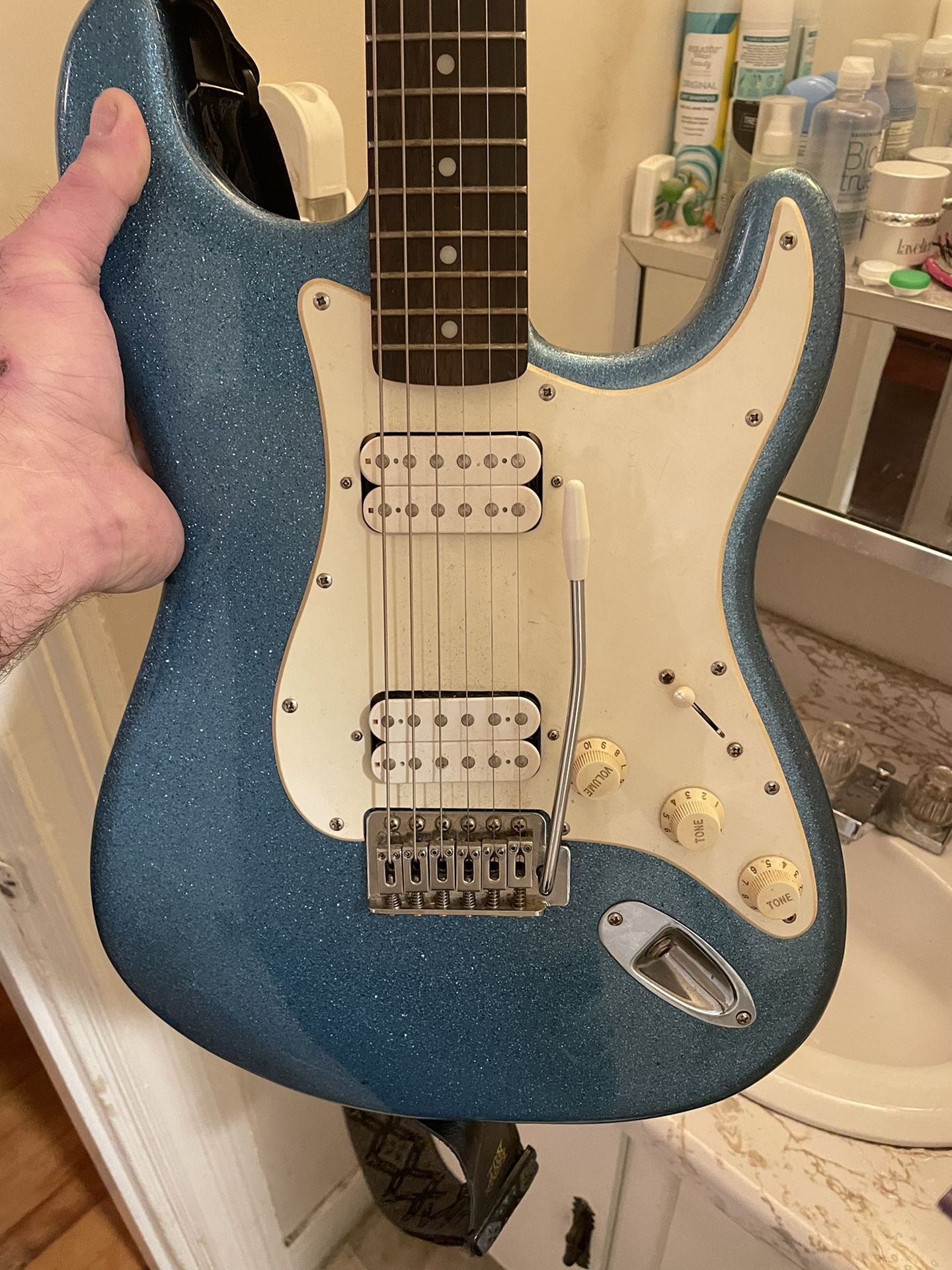 Fender Electric Guitar And Amp