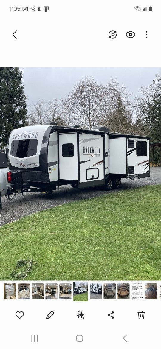 2020 Rockwood Ultra Lite Travel Trailer